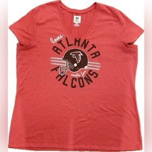 Atlanta Falcons Women’s Red Graphic Tee